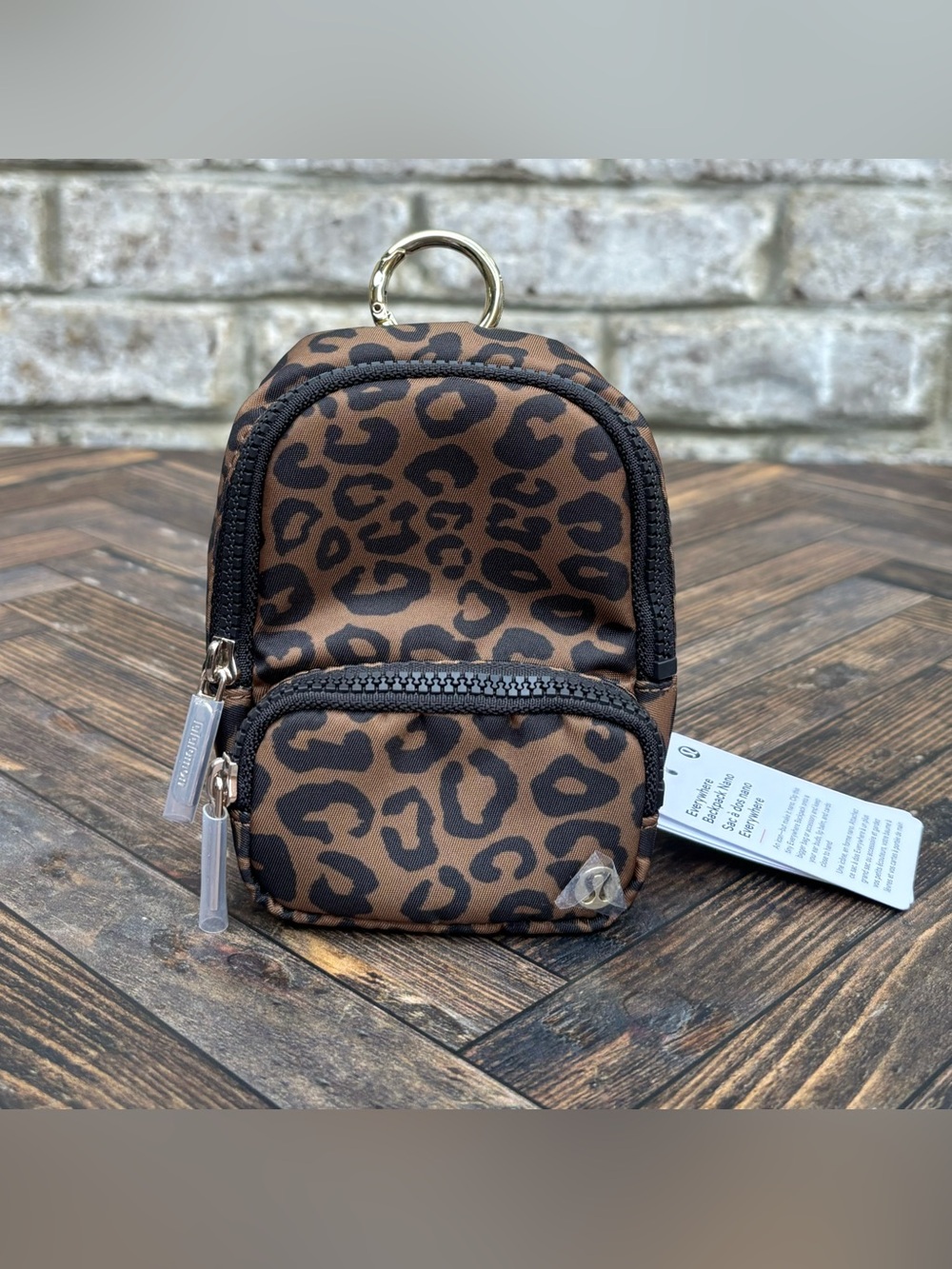 NWT Lululemon Everywhere Backpack Nano In Leopardo Shift Midi